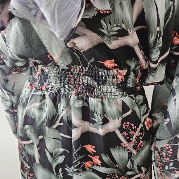 Johanna Ortiz x H&M Patterned Floral Mini Dress - Picture 10 of 15